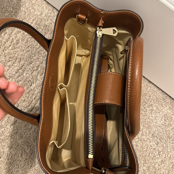 Aspinal London Tote Bag in Tan Pebble Leather - Like New! - Picture 4 of 13